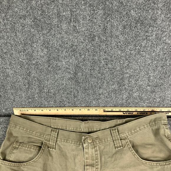 Wrangler Carpenter Shorts Mens Size 40 Khaki Utility Workwear Pockets Durable - Picture 5 of 9